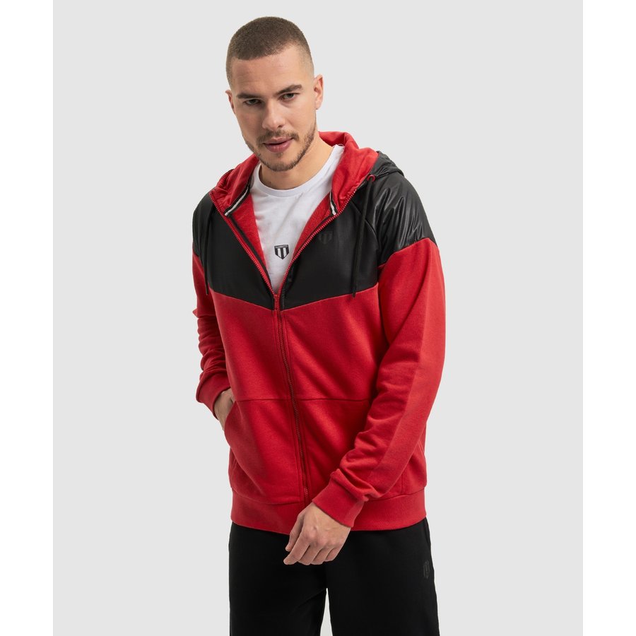 Hooded zipper sweater sale