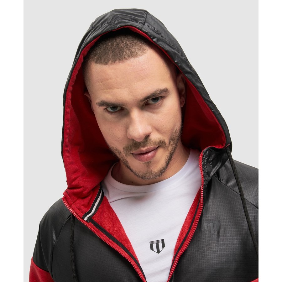 Beşiktaş Mens Hooded Zipper Sweater 7223255T2 Red