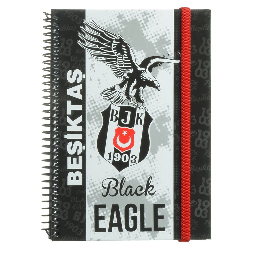 Beşiktaş Notitieboekje met harde kaft 14x21 50p.