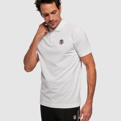 Beşiktaş Polo T-Shirt Heren 7323225T3 Wit