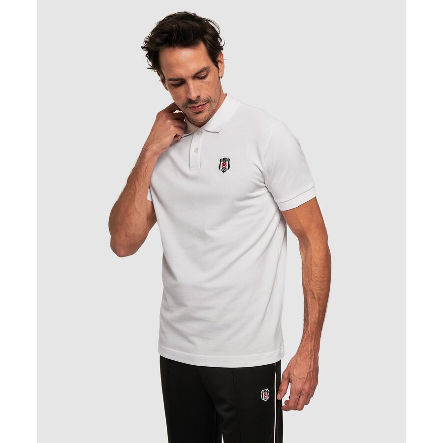 Beşiktaş Polo T-Shirt Heren 7323225T3 Wit