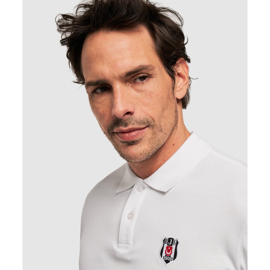 Beşiktaş Polo T-Shirt pour Hommes 7323225T3 Blanc