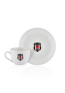Beşiktaş Set de 2 Tasse à Thé Logo Classique N3426