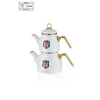 Beşiktaş Klassisches Logo Teekannen-Set N3434