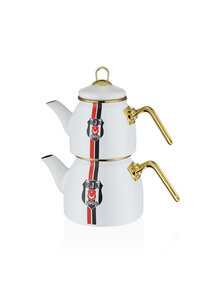 Beşiktaş Striped Teapot Set N3435