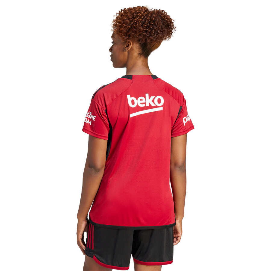 adidas Beşiktaş Maillot Rouge Pour Femmes 23-24