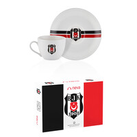 BEŞİKTAŞ ÇİZGİLİ 2'Lİ ÇAY FİNCAN TAKIMI N3427