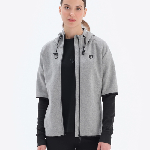 Beşiktaş Hooded Sweater met Rits Dames 8324288T2