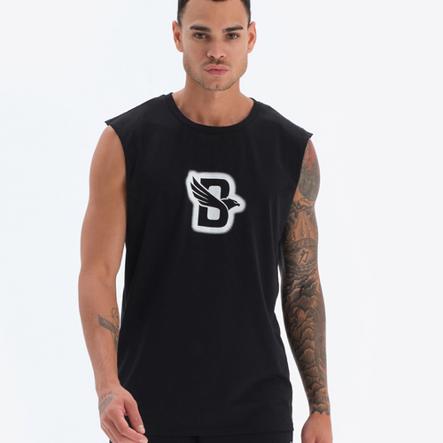 Beşiktaş Fitness B Logo Singlet Heren SAGB2316