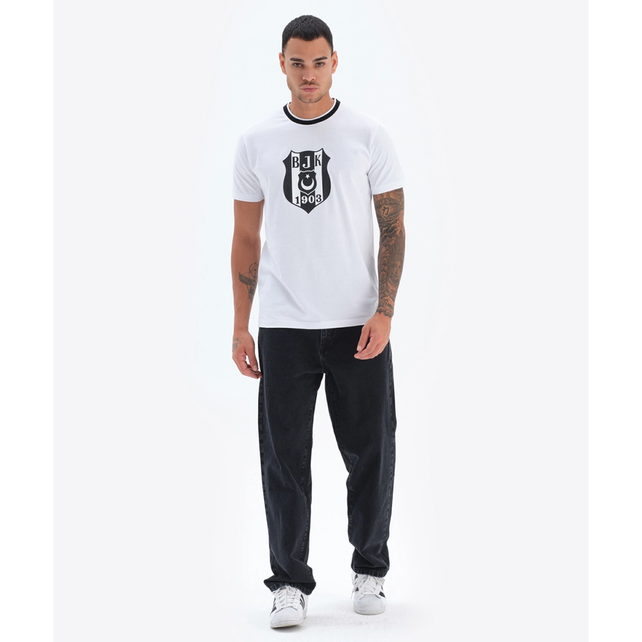 BEŞİKTAŞ ERKEK T-SHIRT 7324101T3 BEYAZ