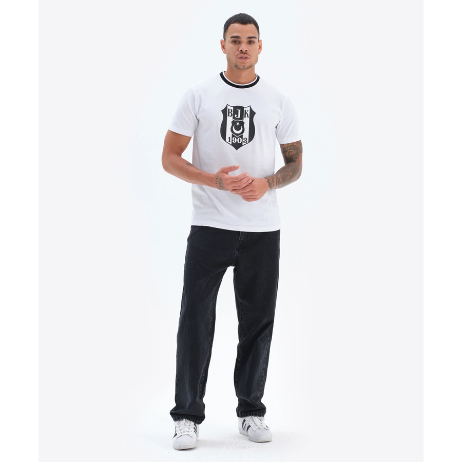 BEŞİKTAŞ ERKEK T-SHIRT 7324101T3 BEYAZ