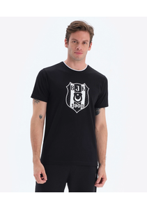 Beşiktaş T-Shirt Herren 7324101T3 Schwarz