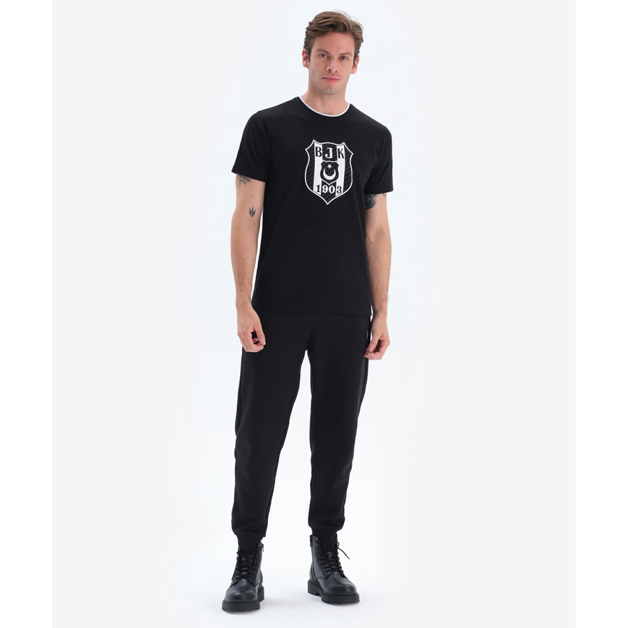 Beşiktaş T-Shirt Herren 7324101T3 Schwarz