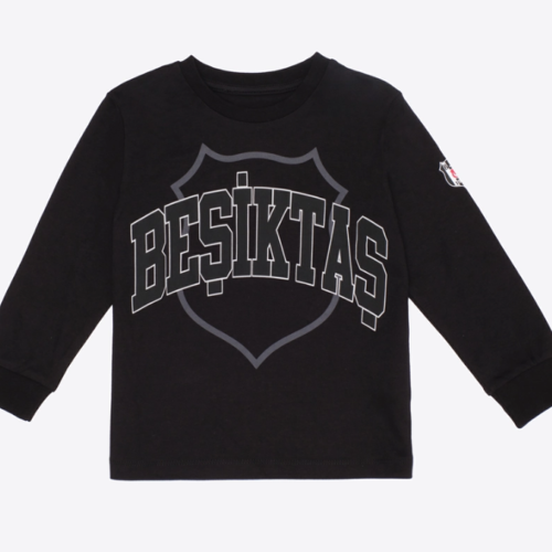 Beşiktaş T-Shirt Pour Enfants K23-200 Noir