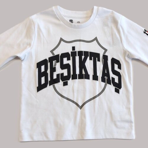 Beşiktaş T-Shirt Kinder K23-200 Weiss