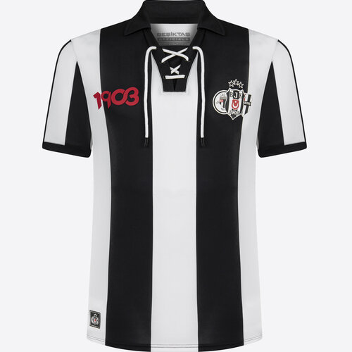 Beşiktaş 19.03 Nostalgie-Trikot mit schwarzem Krage