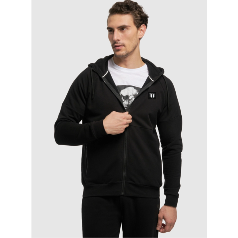 BEŞİKTAŞ STRIPE ERKEK FERMUARLI SWEATSHiRT 7222211T2 SİYAH