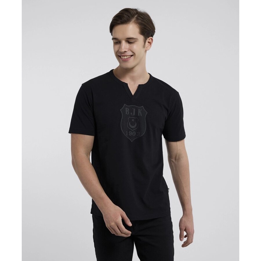 Beşiktaş T-Shirt Herren 7424104T3 Schwarz