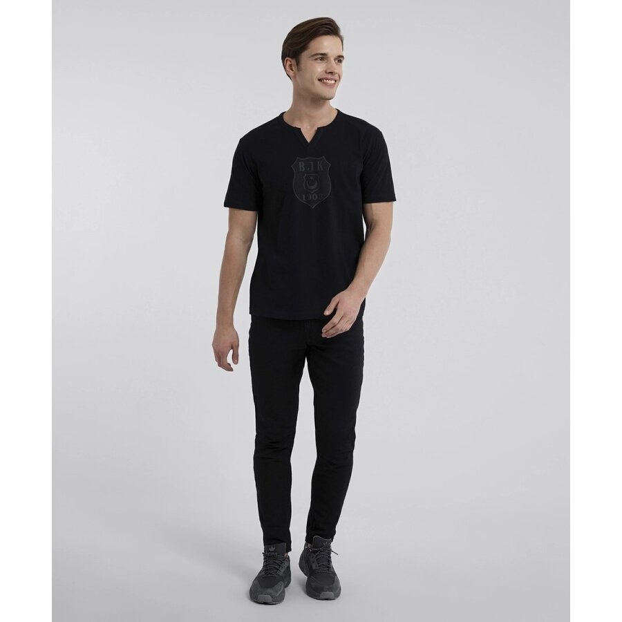 Beşiktaş T-Shirt Herren 7424104T3 Schwarz