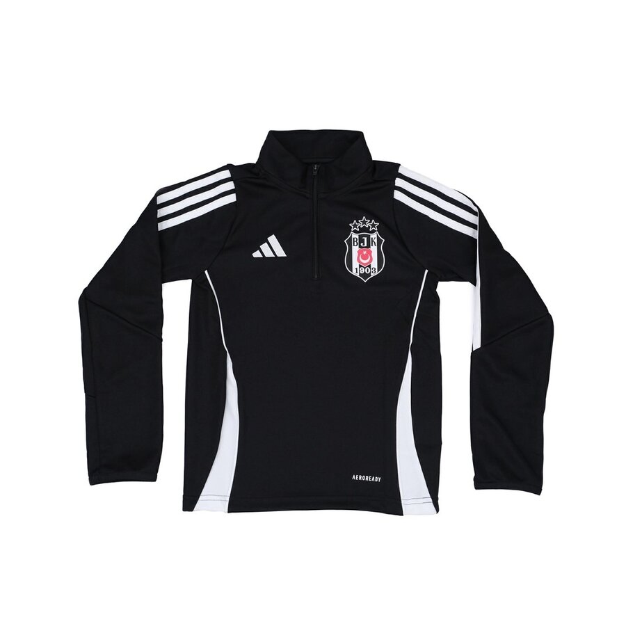 adidas Beşiktaş Sweater mit halber reissverschluss Kinder 24-25 IJ9952