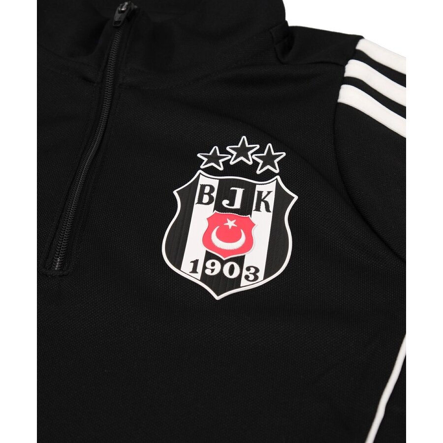adidas Beşiktaş Sweater mit halber reissverschluss Kinder 24-25 IJ9952