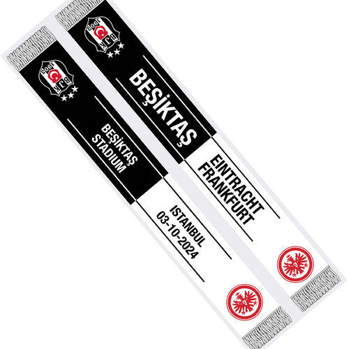 Beşiktaş - Frankfurt Game Scarf Satin