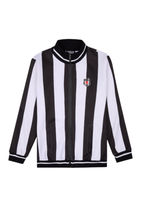 Beşiktaş Sweater à Rayures avec fermeture éclair Pour Enfants 6425247