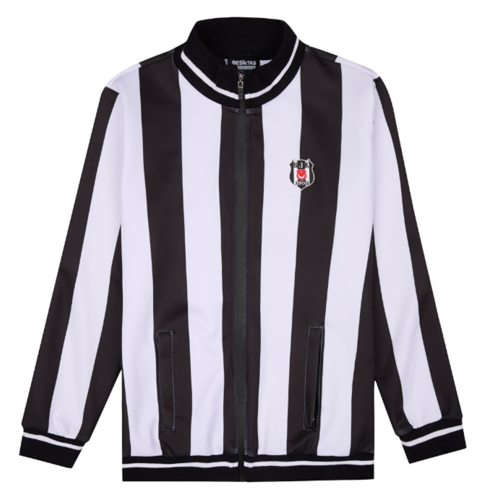Beşiktaş Kids Striped Zipper Sweater 6425247
