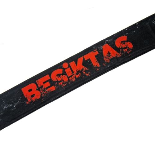 Beşiktaş Rot Font Satin Schal 22Y