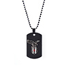 Beşiktaş schwarzer Adler Logo Kette 01