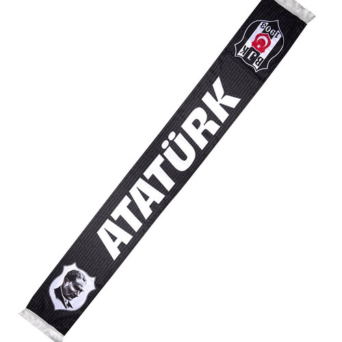 Beşiktaş Atatürk Satin Scarf 25-26