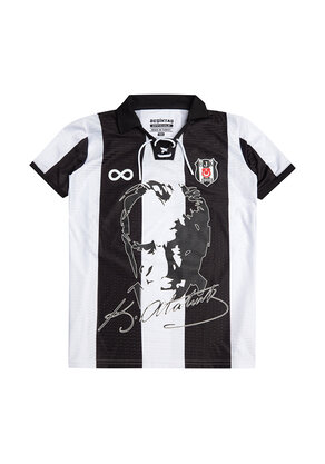 Beşiktaş Kids Atatürk Striped Polo Shirt 25-26