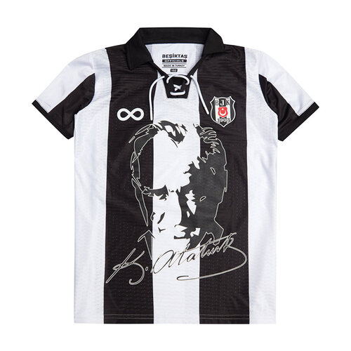 Beşiktaş Kids Atatürk Striped Polo Shirt 25-26