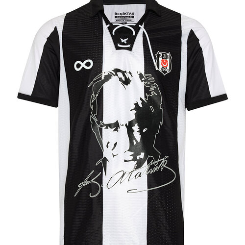 Beşiktaş Atatürk Gestreift Polo Trikot 25-26
