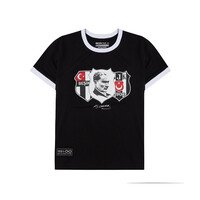 Beşiktaş Atatürk Nostalgie T-Shirt Kinderen 25-26 Zwart