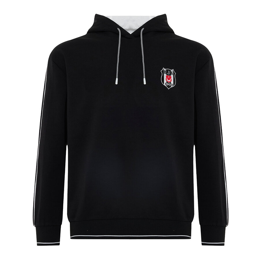 BEŞİKTAŞ ERKEK KAPÜŞONLU SWEATSHIRT 7525211T3 SİYAH