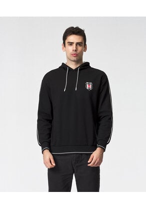 Beşiktaş Mens Hooded Sweater 7525211T3 Black