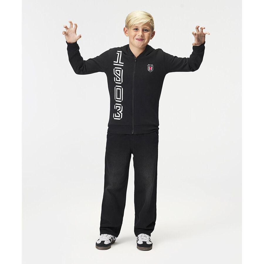 Beşiktaş Kids Zipper Hooded Sweater 6526272T3