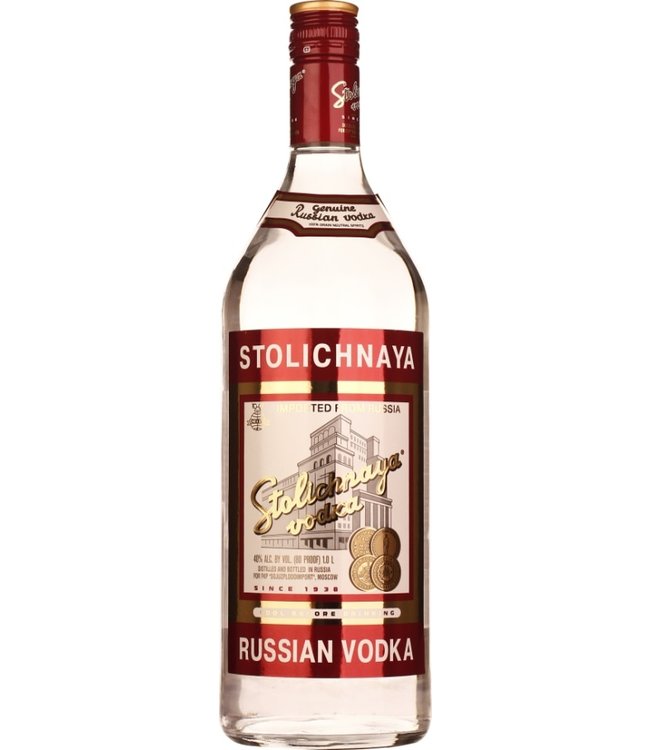 Stolichnaya Stolichnaya Vodka 1 Liter