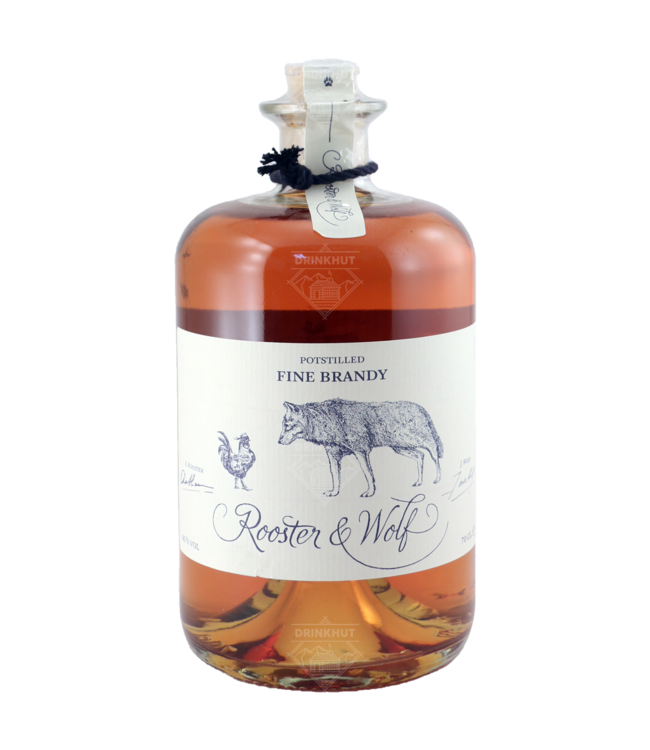 Rooster and Wolf Fine Brandy 0.70 Liter