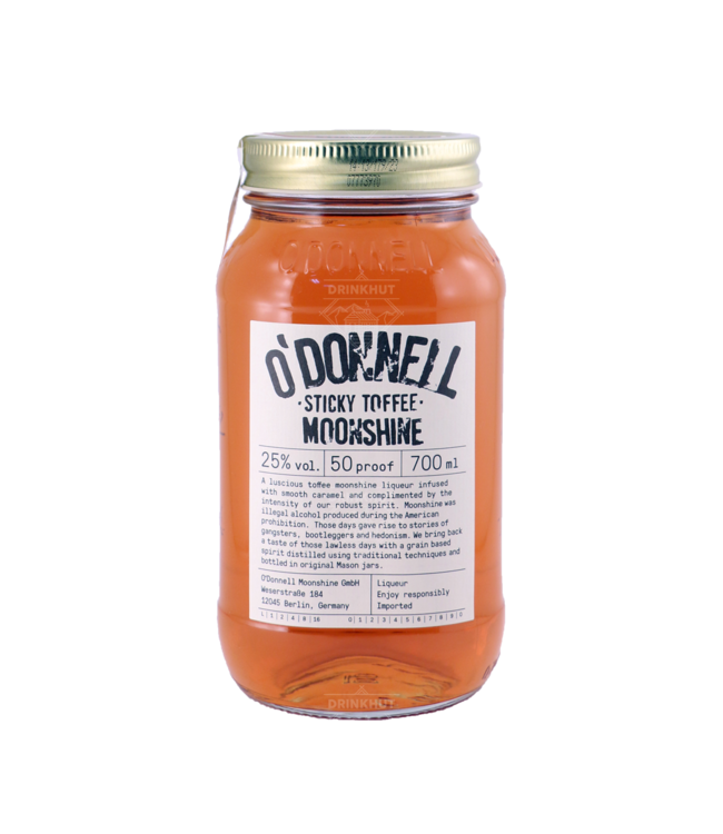 O'Donnel Moonshine O'Donnel Sticky toffee Moonshine 70cl