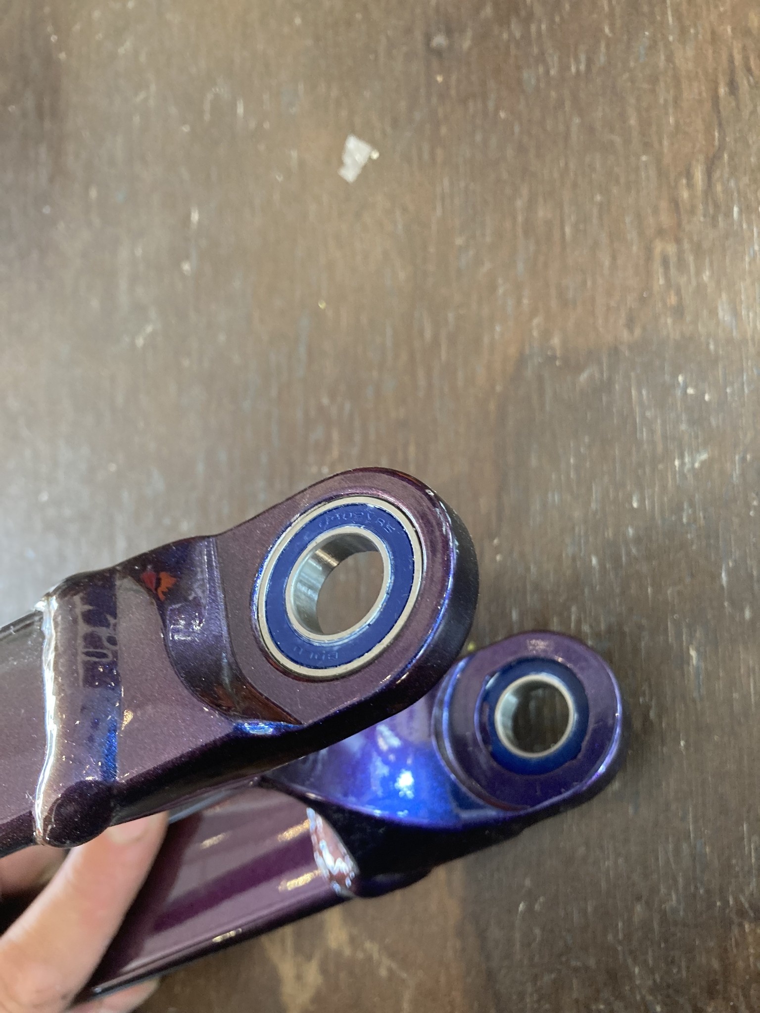Kona 2021 Process 134 Seatstay (purple) paint damage
