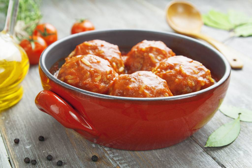 Ballletjes in tomatensaus