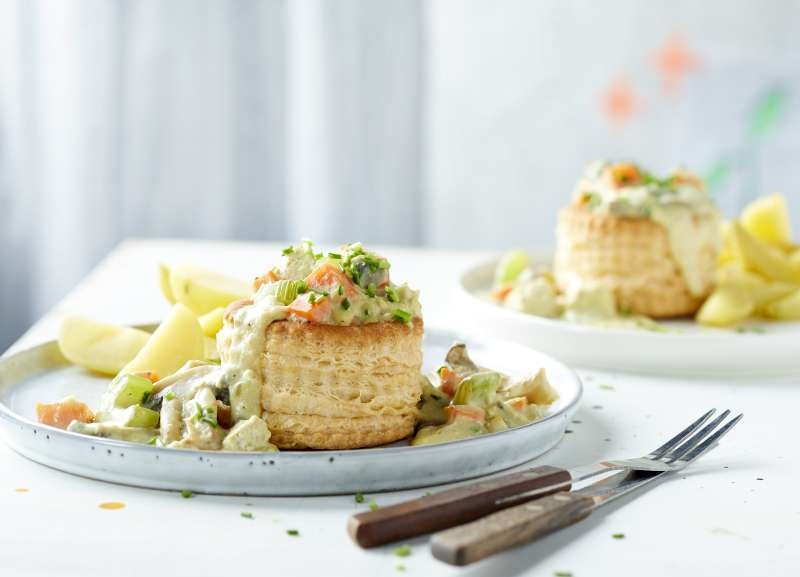 Vegetarische vol-au-vent  +/- 400g
