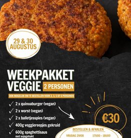 VEGGIE PAKKET  29 & 30/08