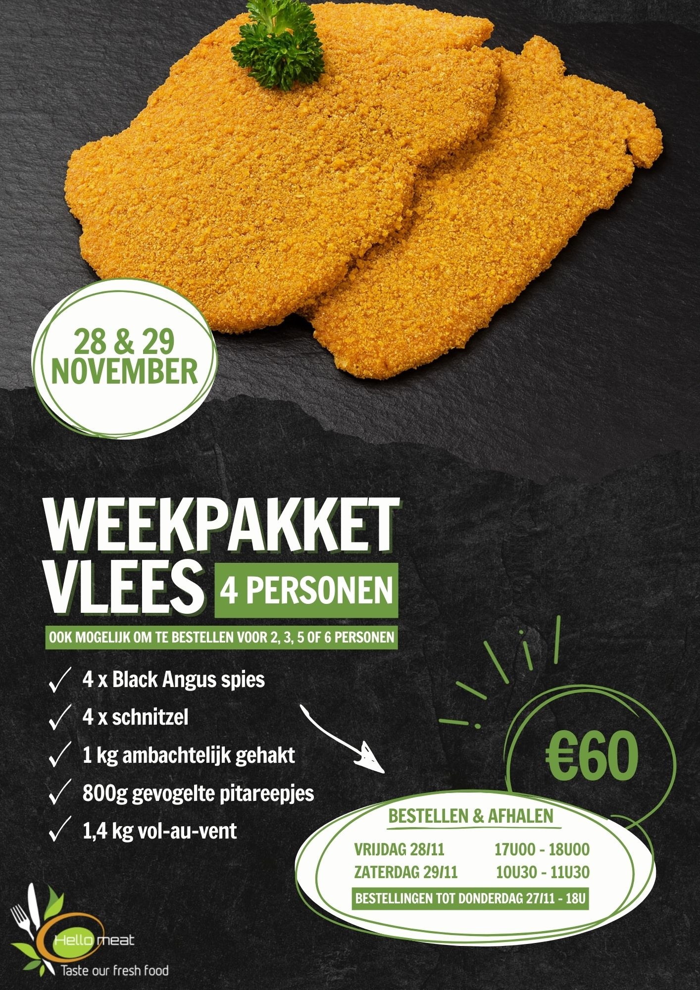 Weekpakket 28 & 29/11