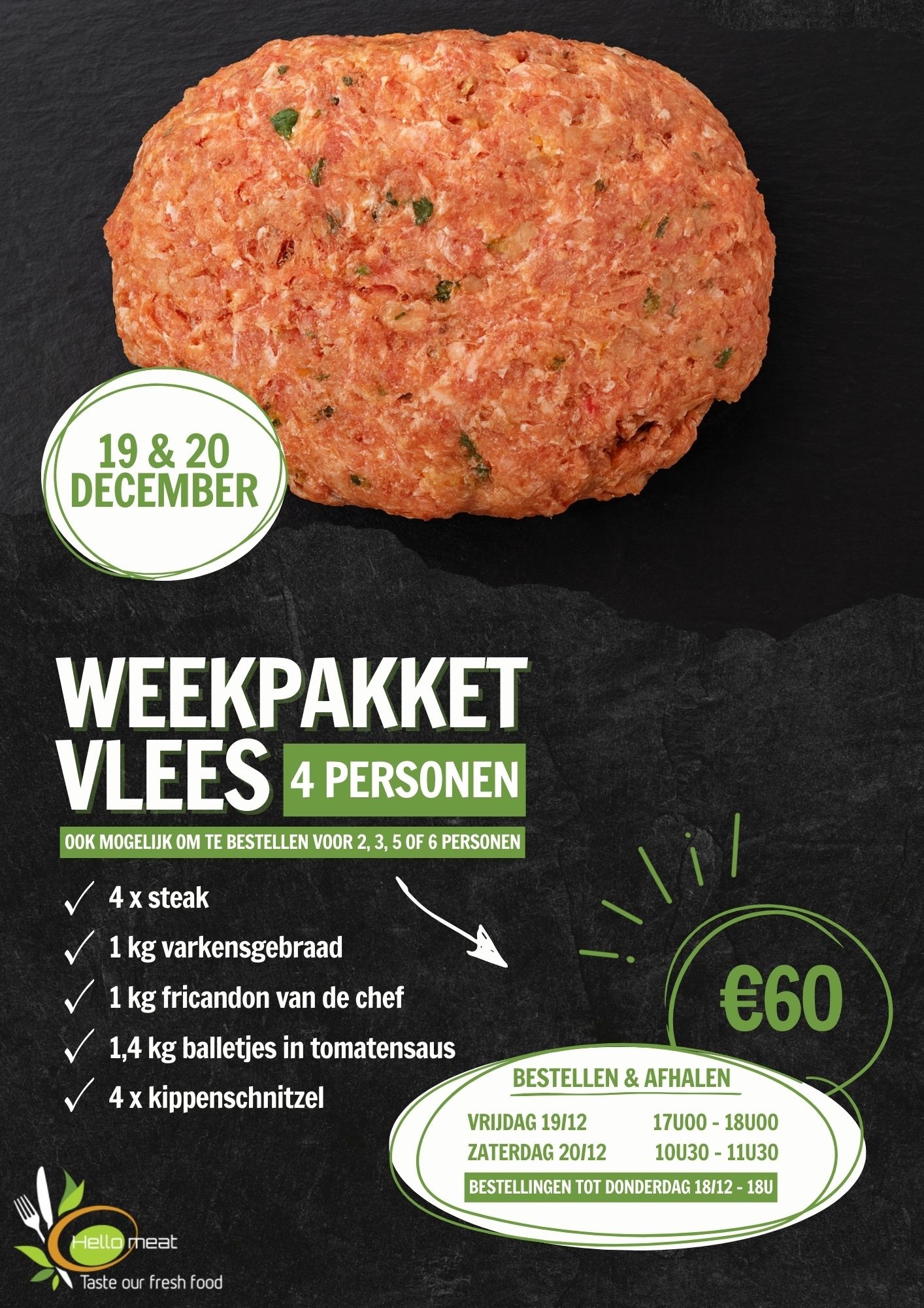 Weekpakket 19 & 20/12