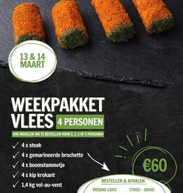 Weekpakket 13 & 14/03