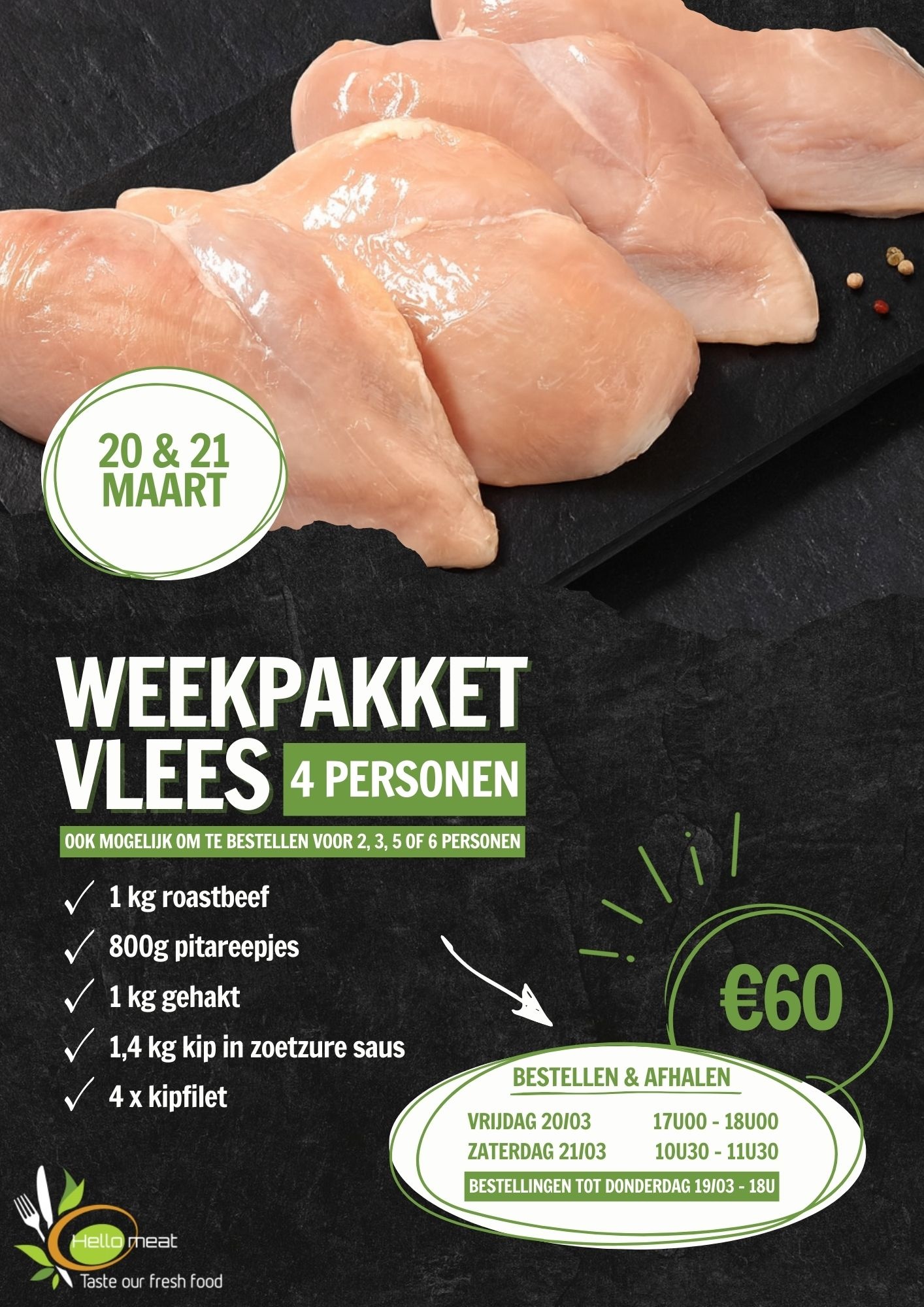 Weekpakket 20 & 21/03