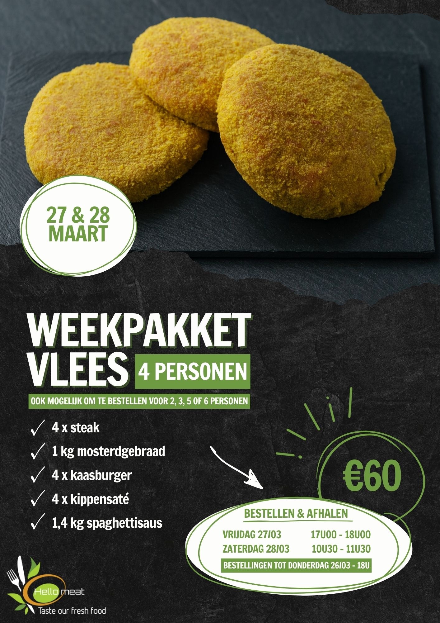 Weekpakket 27 & 28/03